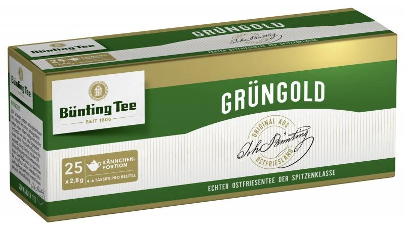 Bünting Tee Grüngold Kannenbeutel 3 Bünting Tee Grüngold Kannenbeutel