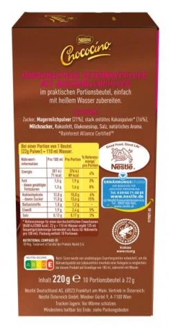 Nestlé® Nestlé Chococino Trinkschokolade 11 Nestlé® Nestlé Chococino Trinkschokolade -Combi Getraenke 4502090040 07613036300261 04