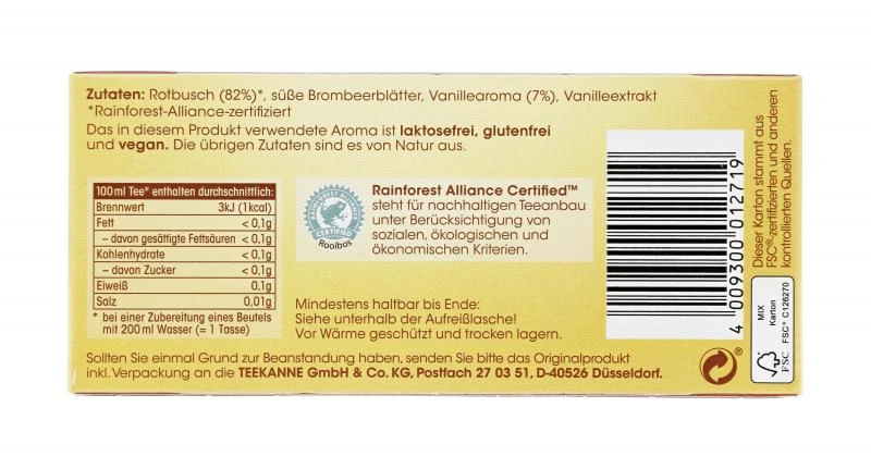 Teekanne Rooibos Vanille 7 Teekanne Rooibos Vanille – Bild 5