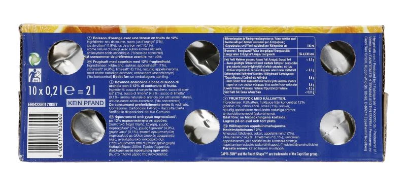 Capri-Sun Orange 5 Capri-Sun Orange – Bild 3