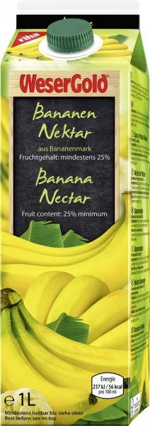 Wesergold Bananen-Nektar