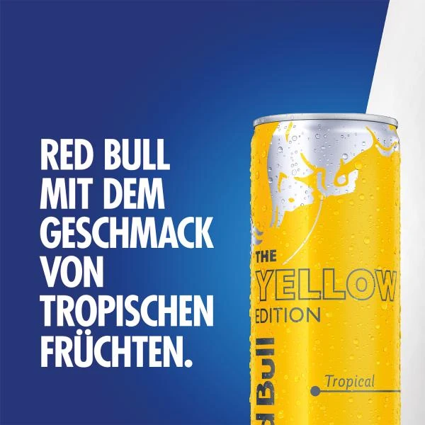 Red Bull Energy Drink Yellow Edition Tropical (Einweg) 4 Red Bull Energy Drink Yellow Edition Tropical (Einweg) – Bild 2