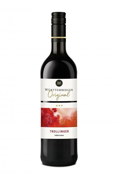 Württemberg Original Trollinger Rotwein Halbtrocken 3 Württemberg Original Trollinger Rotwein Halbtrocken